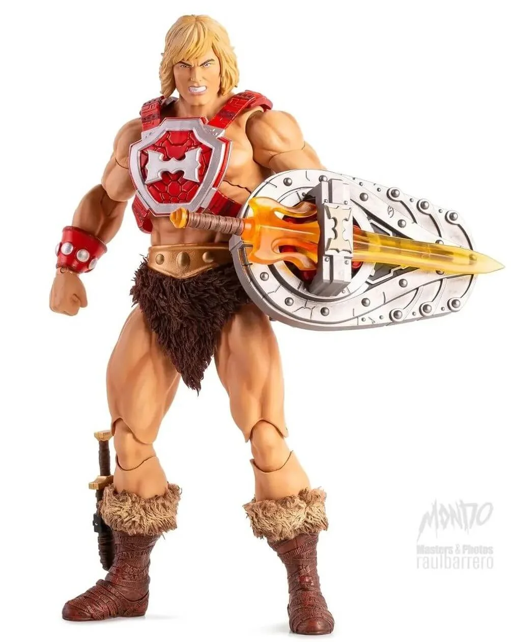 Thunder Punch He-Man Timed Edition Mondo Official Image Axe and Shield