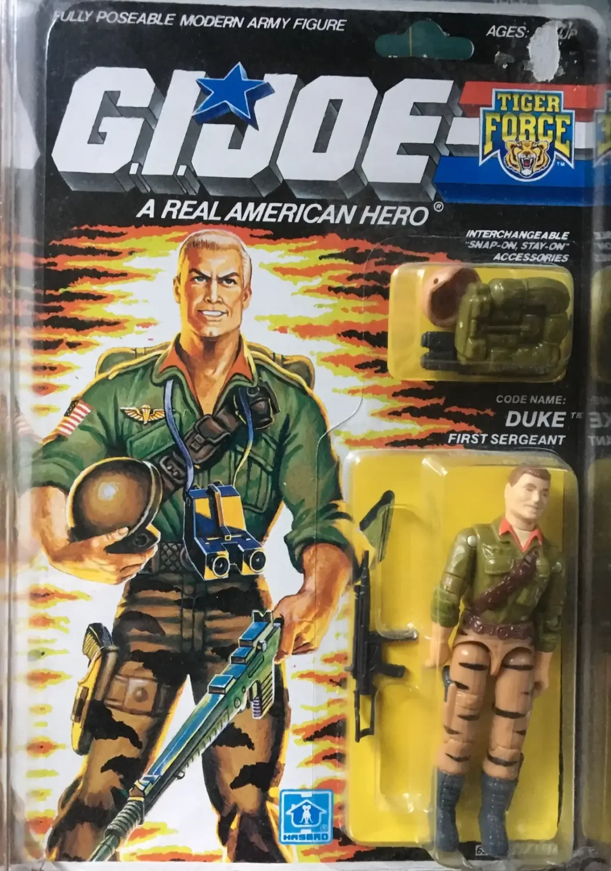 Tiger Force Duke Vintage GI Joe On Card