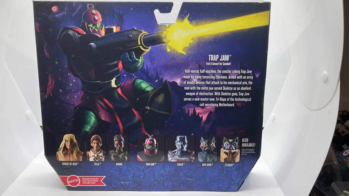 Trap Jaw Masters of the Universe Revelation Box Back