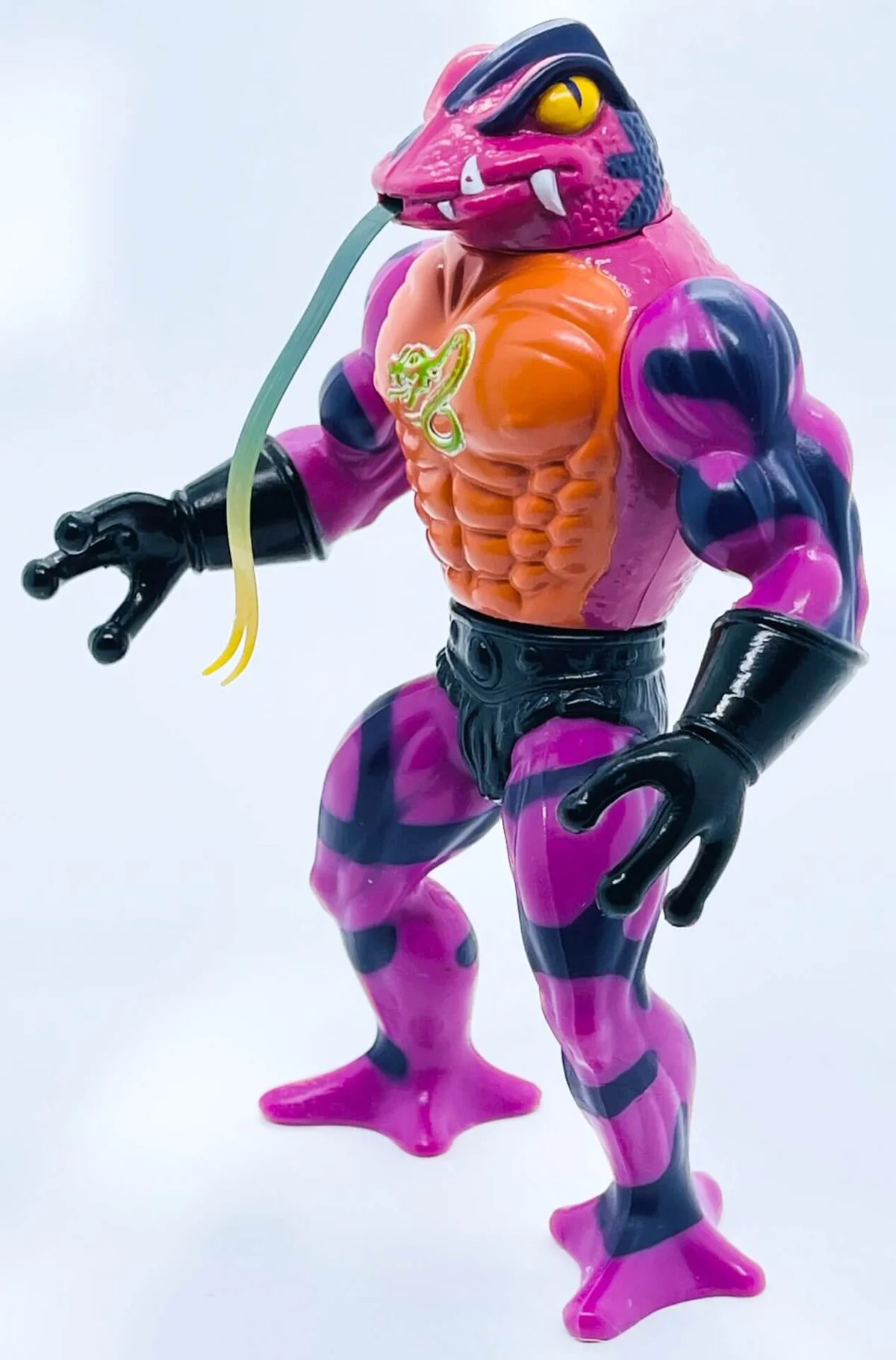 Tung Lashor Masters of the Universe Vintage Figure Side View