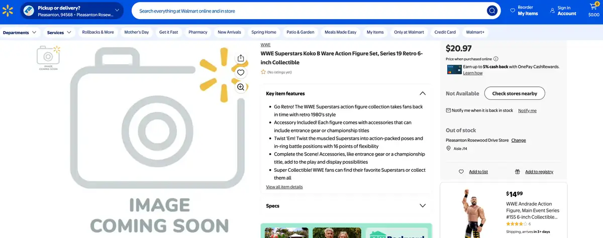 WWE Superstars Series 19 Walmart Listings 3