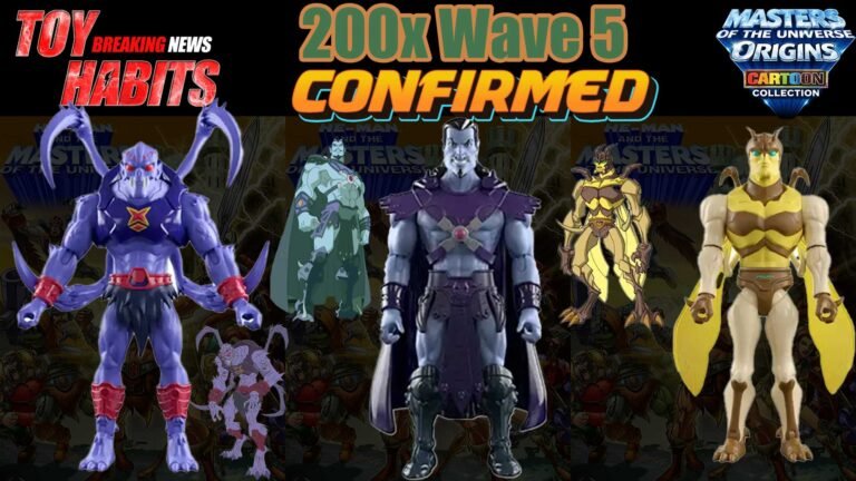 200x MOTU Origins Cartoon Collection Wave 5 Confirmed with Official Images