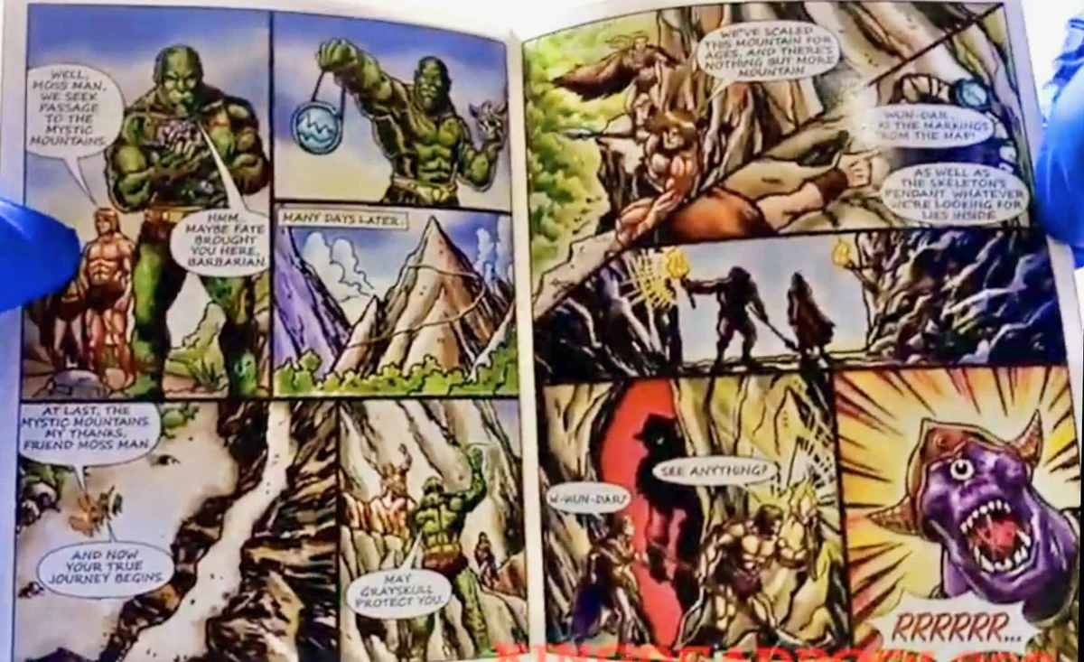 Wun-Dar MOTU Origins Mattel Creations Mini Comic Moss Man