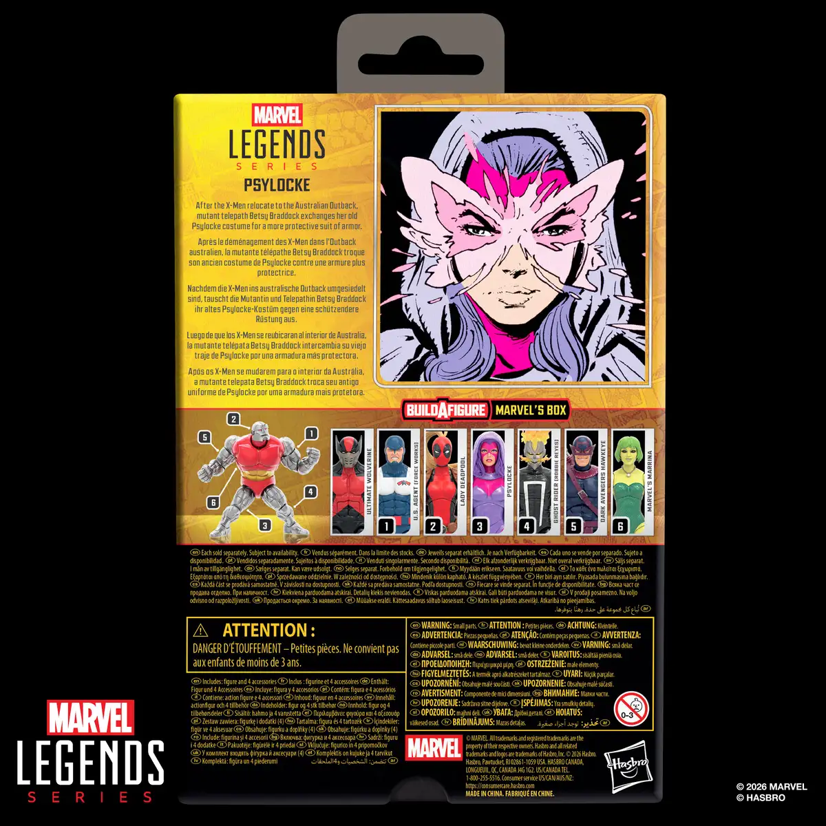 X Men Marvel Legends Psylocke Action Figure 13