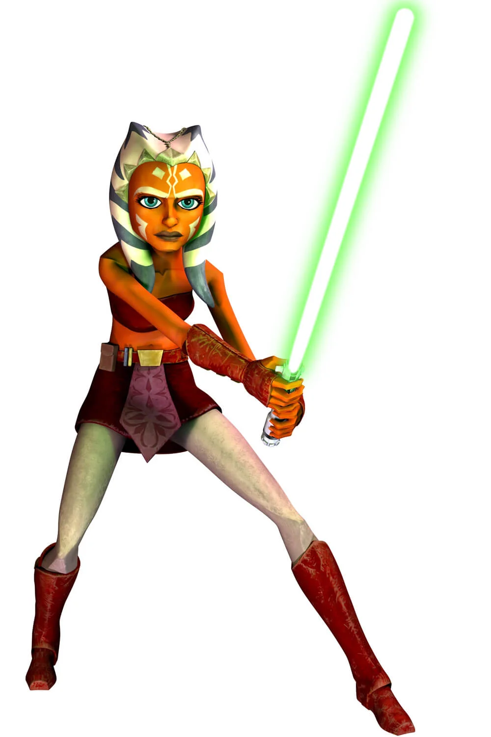Young Ashoka Tano Padaway Clone Wars Animated Series