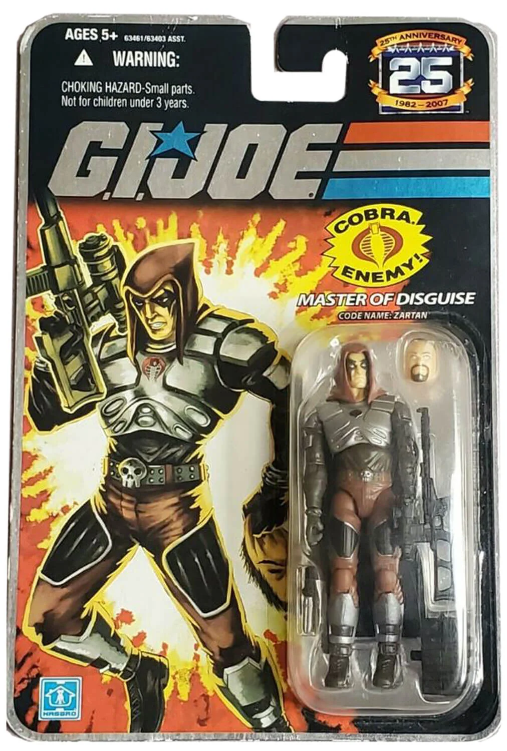 Zartan GI Joe 25th Anniversary 2007 Wave 3