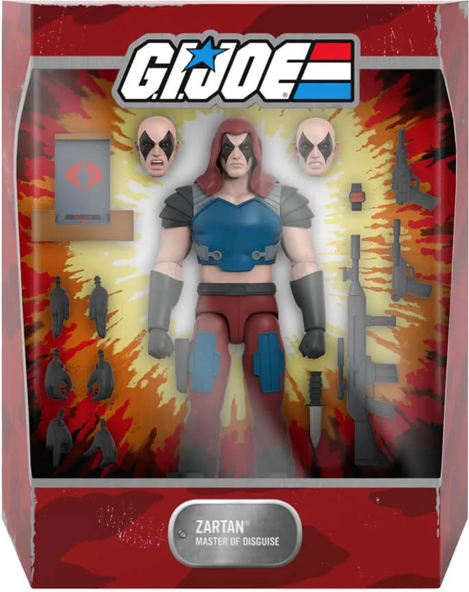 Zartan GI Joe Super 7 Ultimates - Wave 4