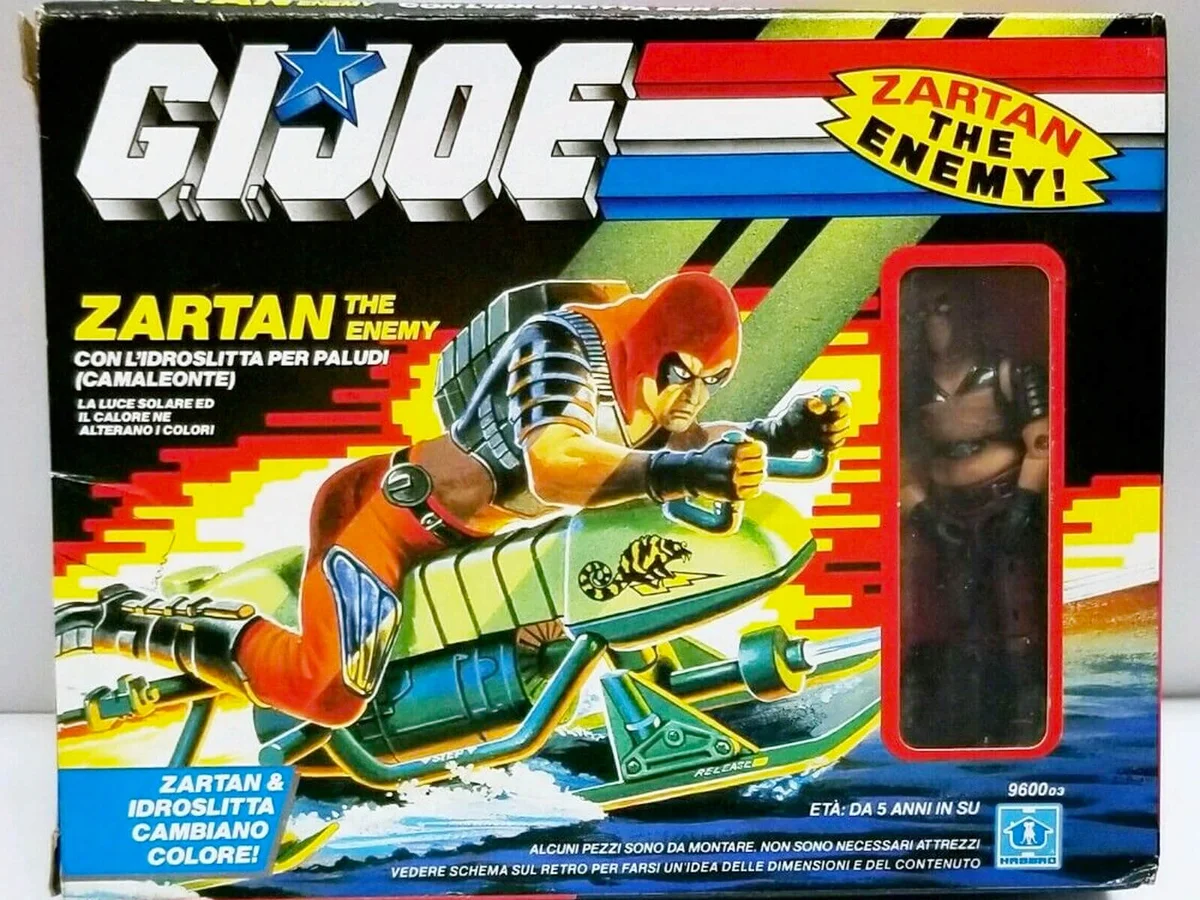 Zartan Vintage With Swamp Skier Box Front 1984