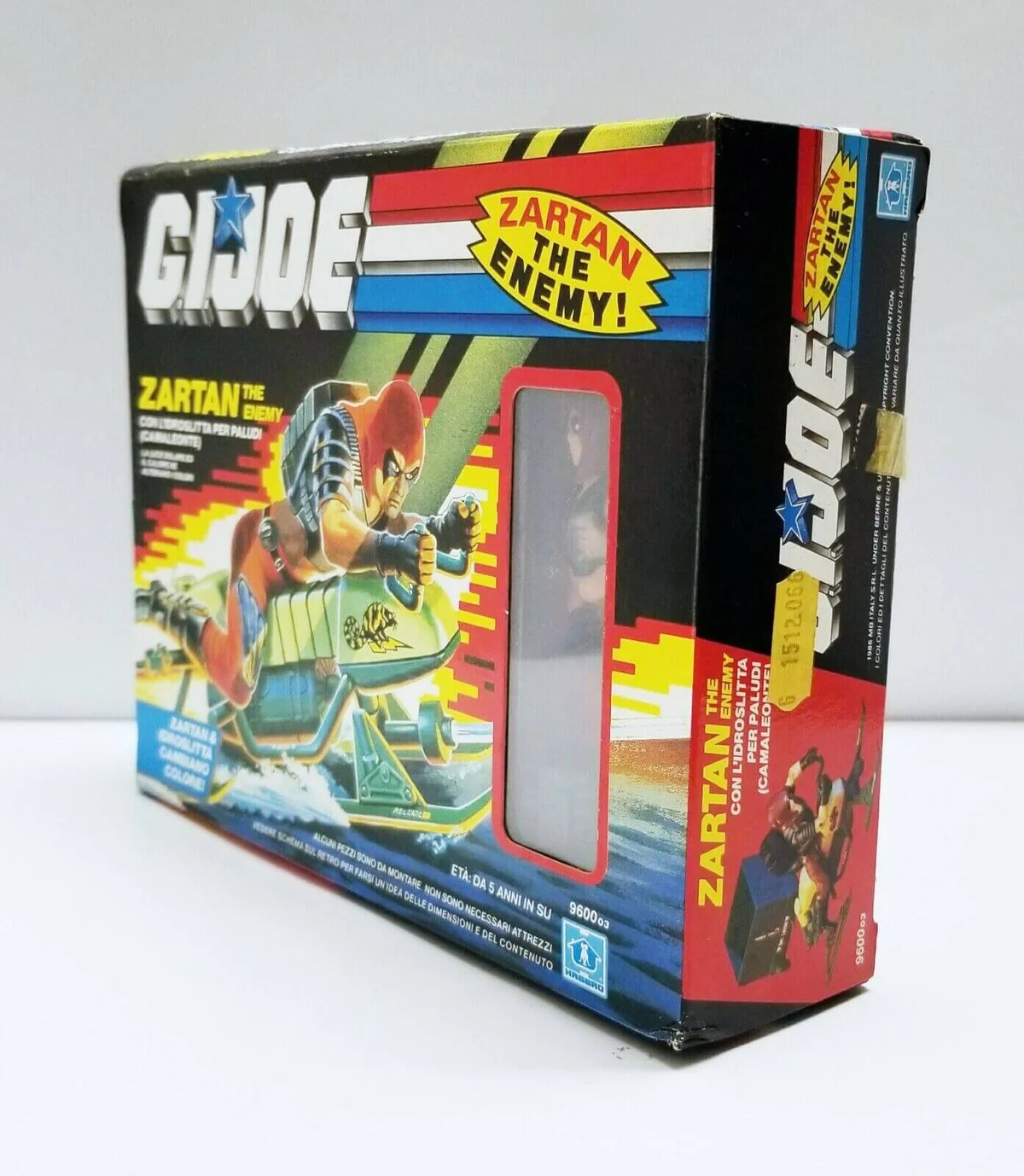Zartan Vintage With Swamp Skier Box Front Profile 1984