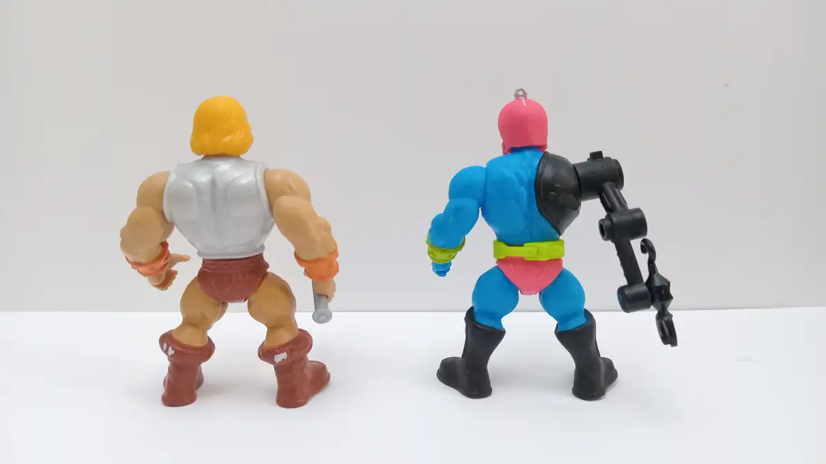 Battle Armor He Man and Trap Jaw MOTU Mighty Masters Wave 2 In Hand3