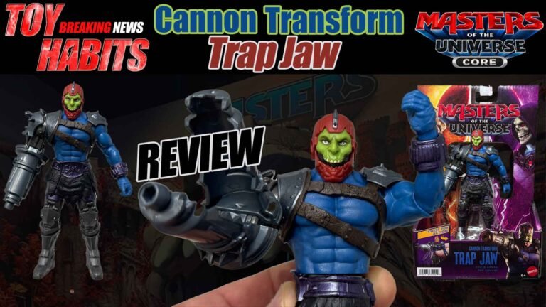 Cannon Transform Trap Jaw MOTU Core Figure Review