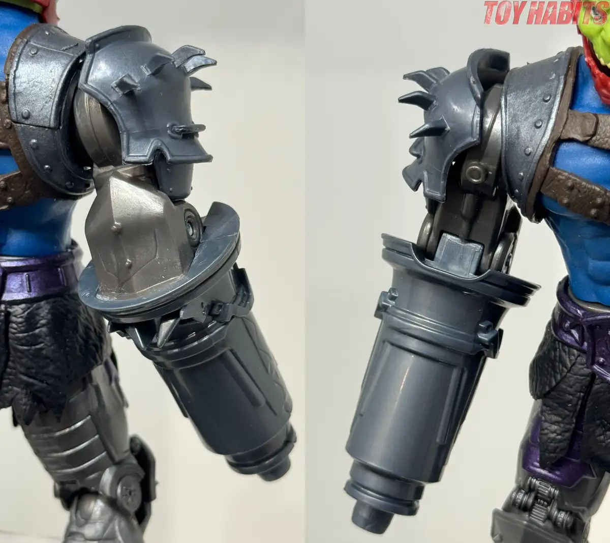Cannon Transforme Trap Jaw MOTU Core Figure Review 11