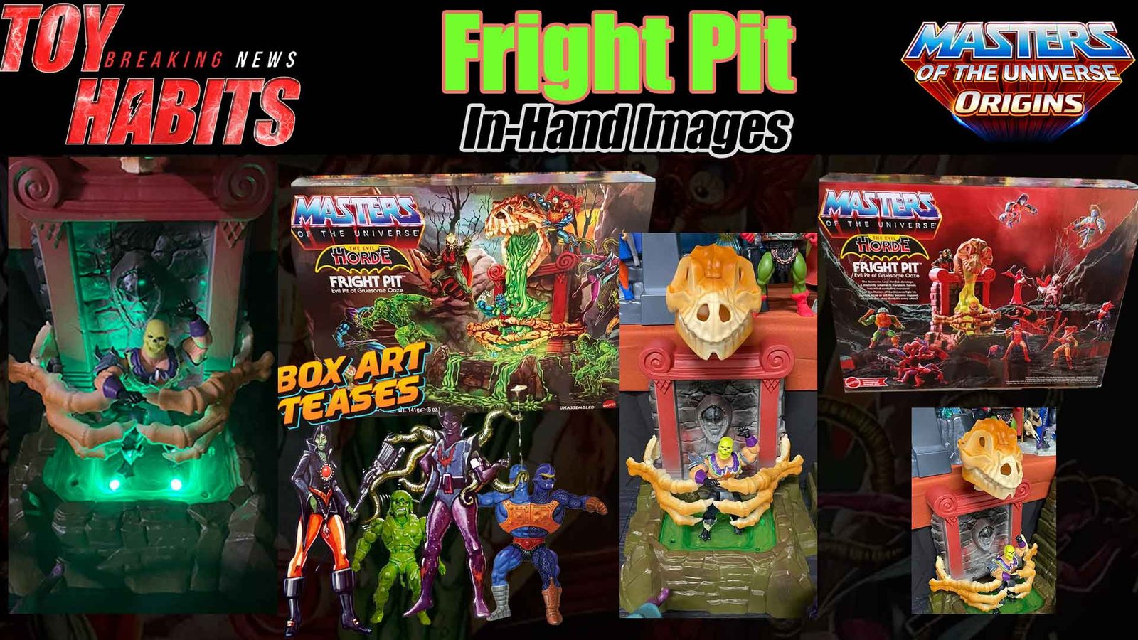 Fright Pit Slime Pit MOTU Origins In-Hand Images