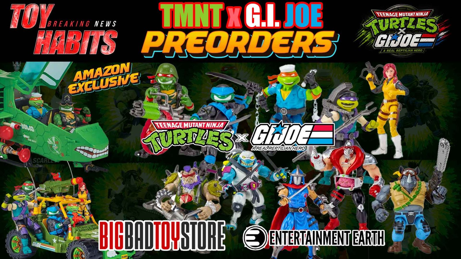 Teenage Mutant Ninja Turtles x GI Joe Crossover Preorders