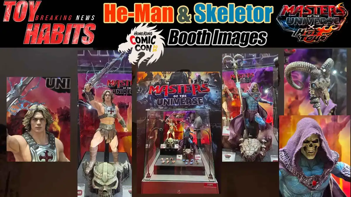 He-Man and Skeletor MOTU Movie Hot Toys Hong Kong Comic Con 2026 Booth Images