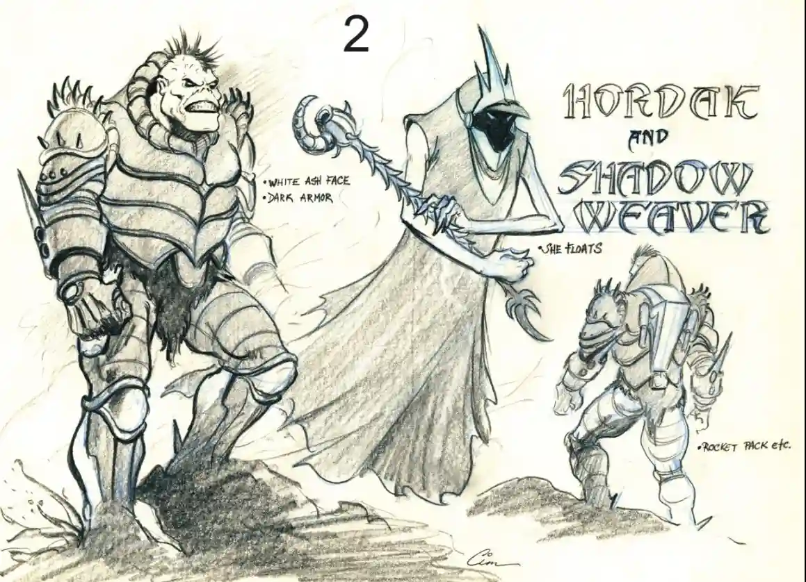 Hordak Shadow Weaver MOTU Concepts copy