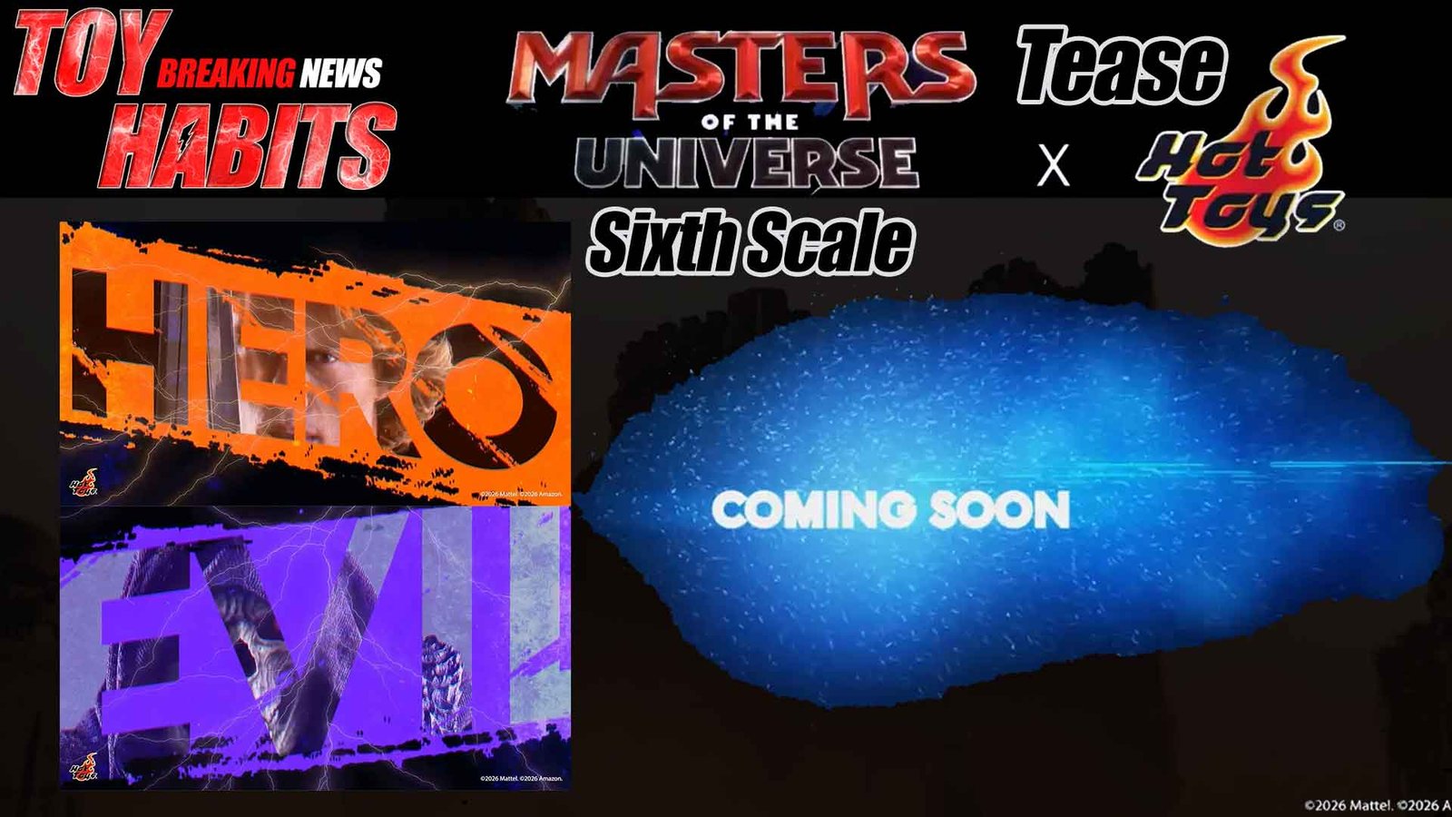 Hot Toys Masters of the Universe Sixth Scale Tease