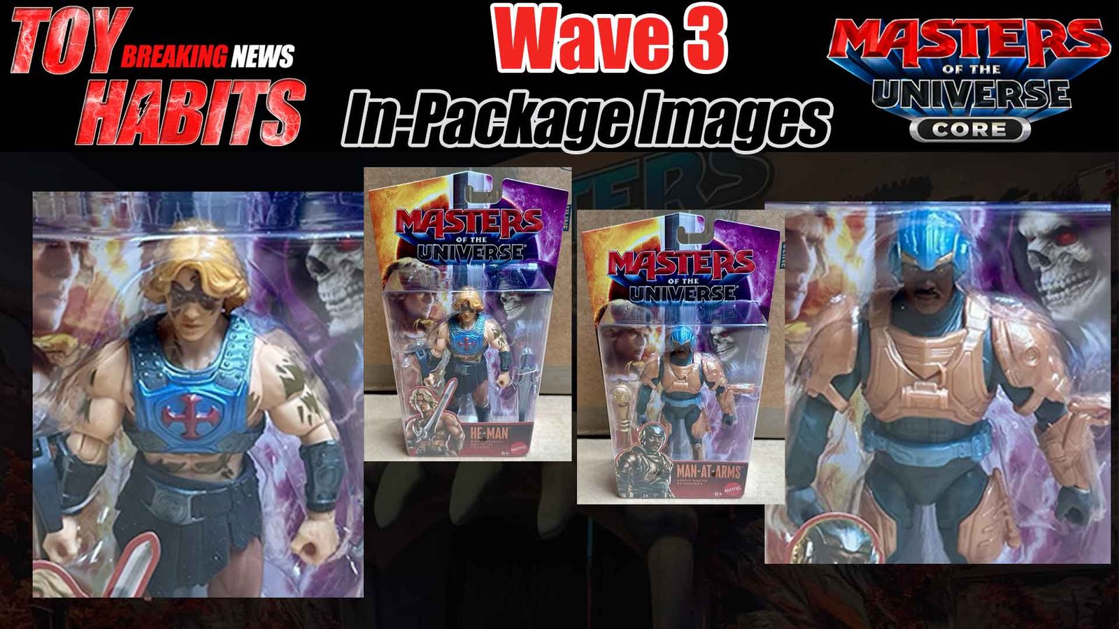MOTU Core Wave 3 In-Package First Look