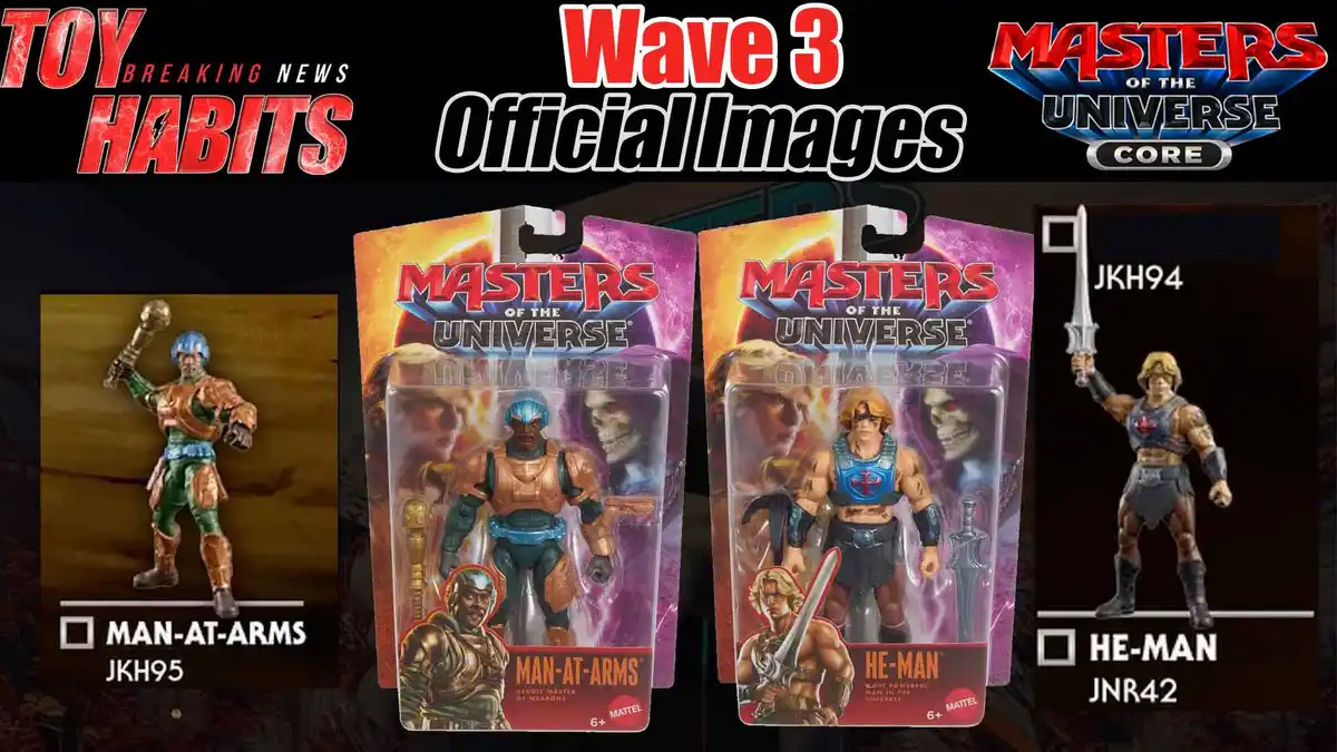 MOTU Core Wave 3 Official Images