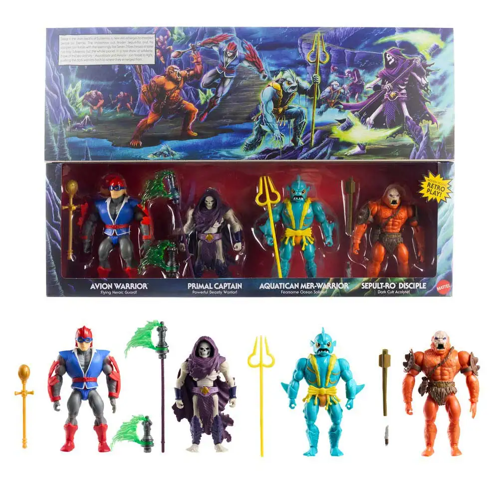 MOTU Origins 4 Pack First Look