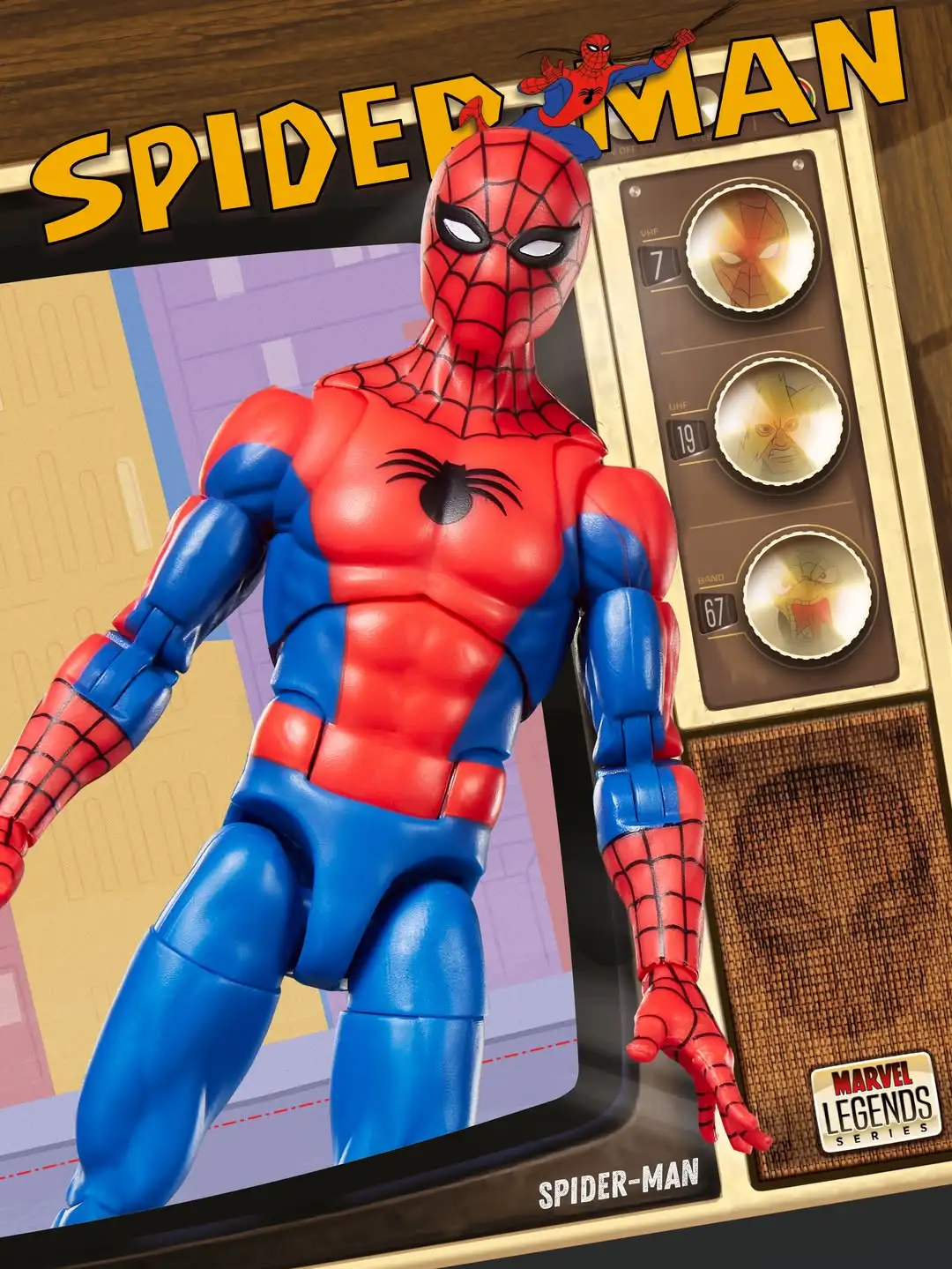 Marvel Legends Spider Man 60’s Animated Cartoon 3 Pack SDCC 2026 Exclusive 7