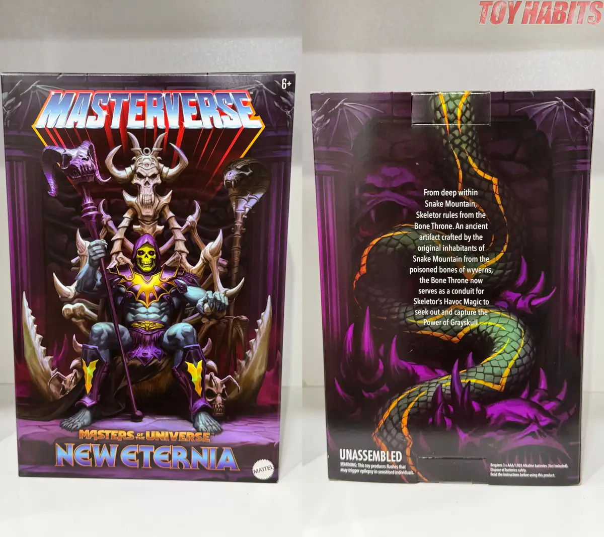 Masters of the Universe Masterverse Skeletor with Havoc Throne 6