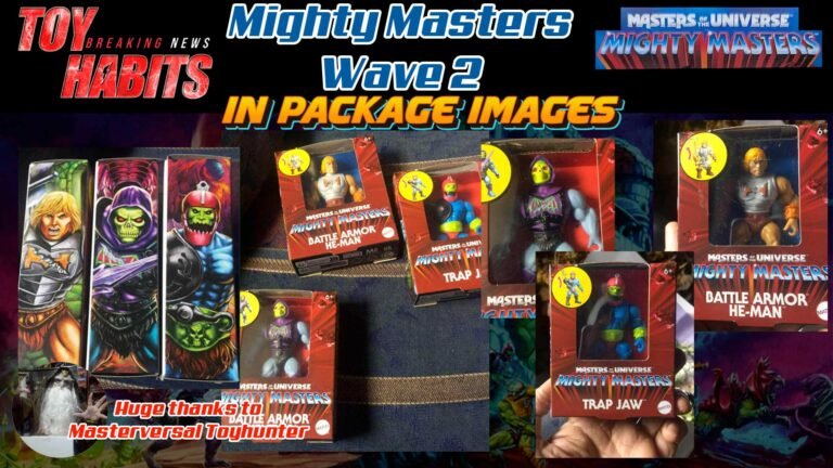 Mighty Masters MOTU Mini Figures Wave 2 In Package Images