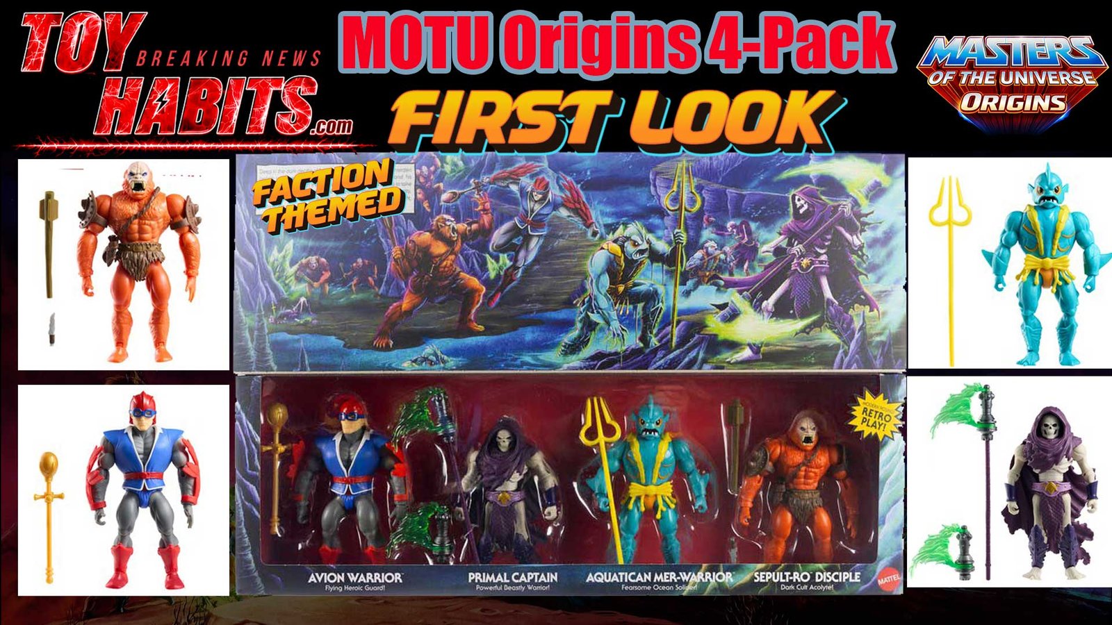 New MOTU Origins 4-Pack First Look