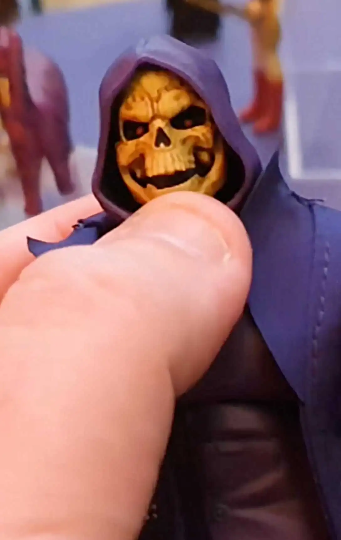 New Skeletor in Suit and Pet Panthor Kitty Cat MOTU Chronicles Figure Reveal 1