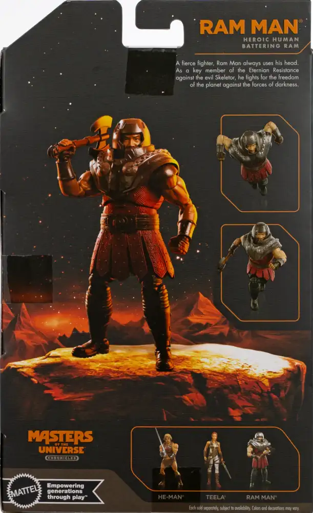 Ram Man MOTU Chronicles Box Backd