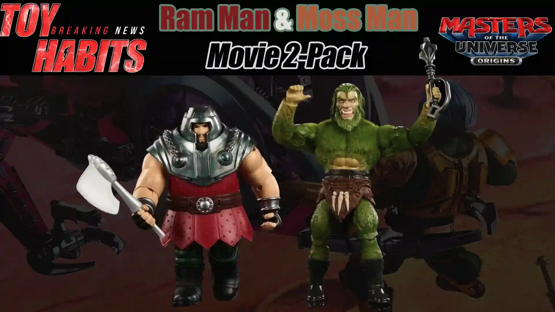 Ram Man and Moss Man Movie MOTU Origins 2-Pack