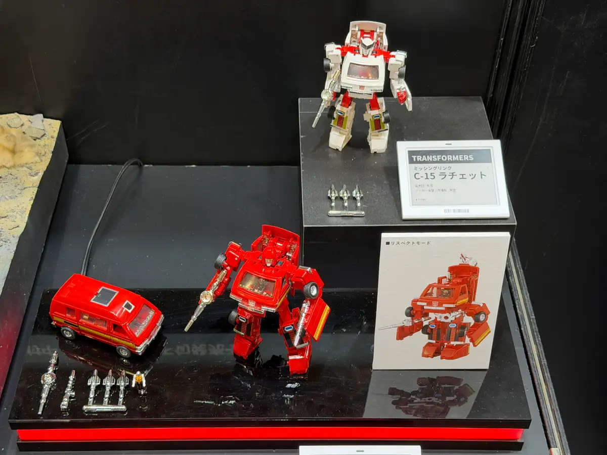 Ratchet Ironhide Transformers Missing Link Transformers Shizuoka Hobby Show 2026 Takara Tomy Booth 9