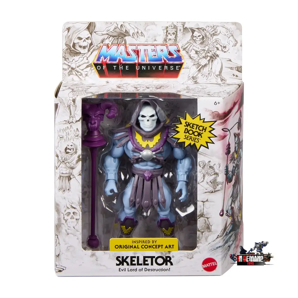Skeletor MOTU Origins Sketch Book Series 1