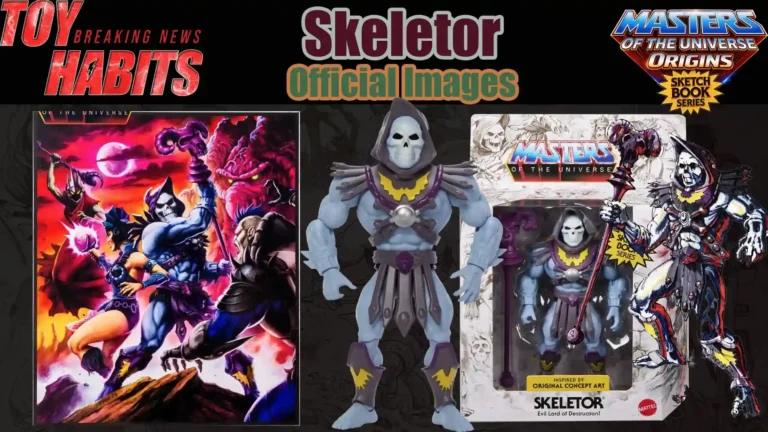 Skeletor MOTU Origins Sketch Book Series Official Images