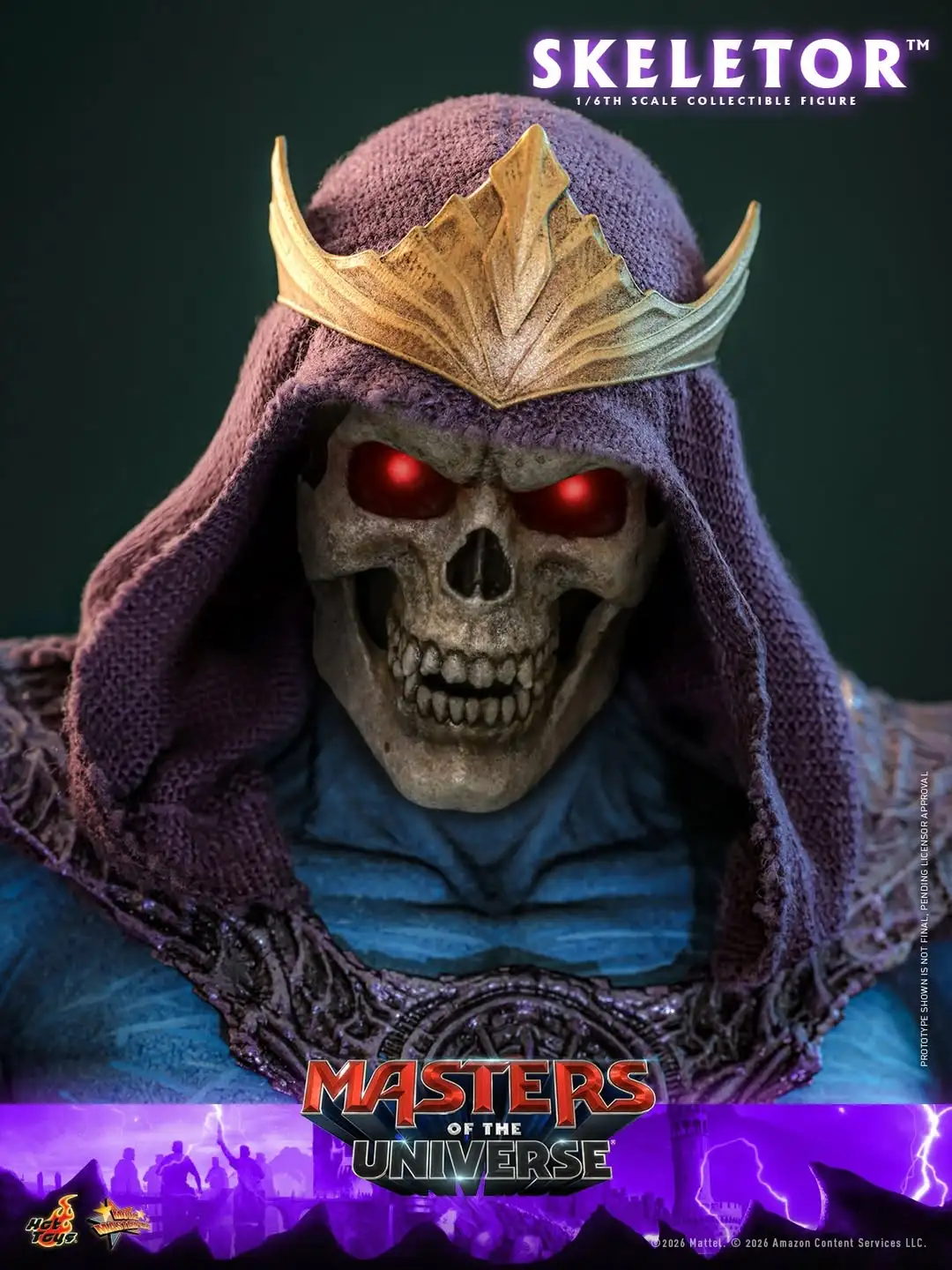 Skeletor Masters of the Universe Movie Sixth Scale Hot Toys Official Images 11