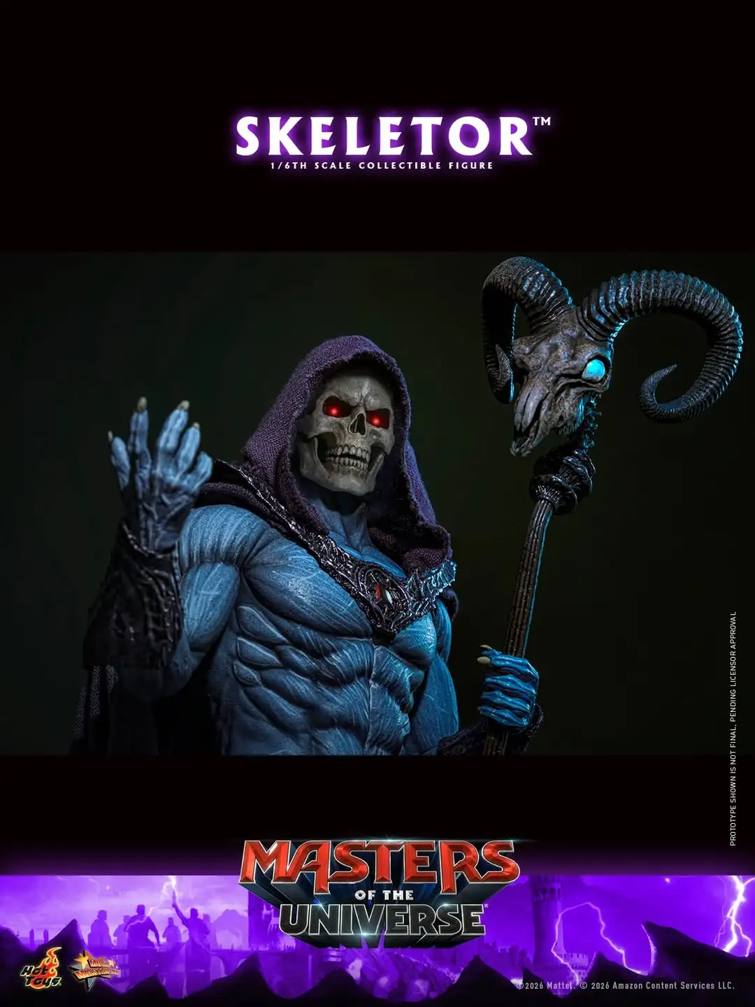 Skeletor Masters of the Universe Movie Sixth Scale Hot Toys Official Images 12