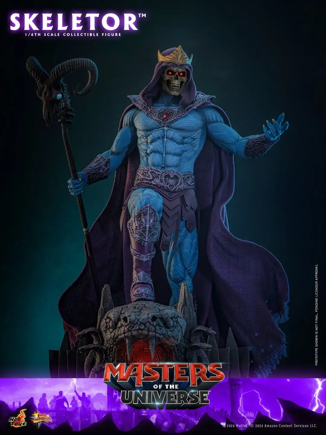 Skeletor Masters of the Universe Movie Sixth Scale Hot Toys Official Images 13