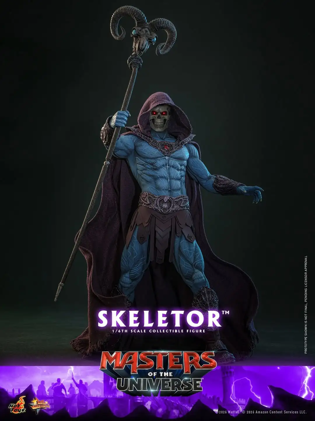 Skeletor Masters of the Universe Movie Sixth Scale Hot Toys Official Images 14