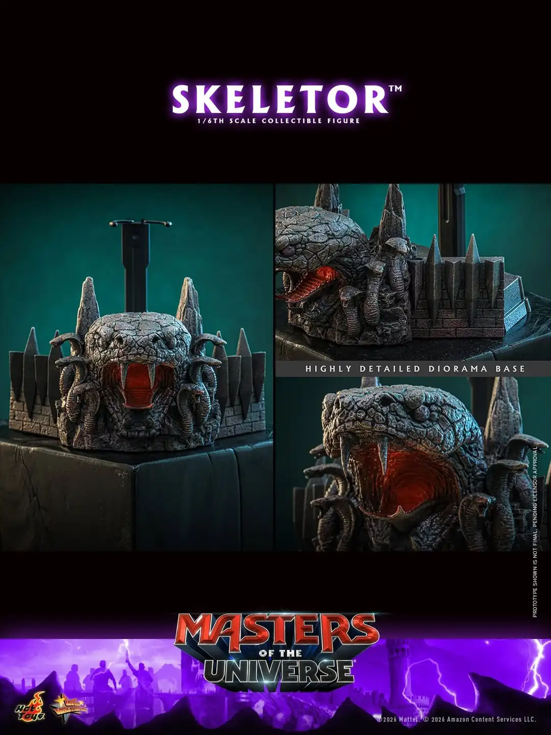 Skeletor Masters of the Universe Movie Sixth Scale Hot Toys Official Images 2