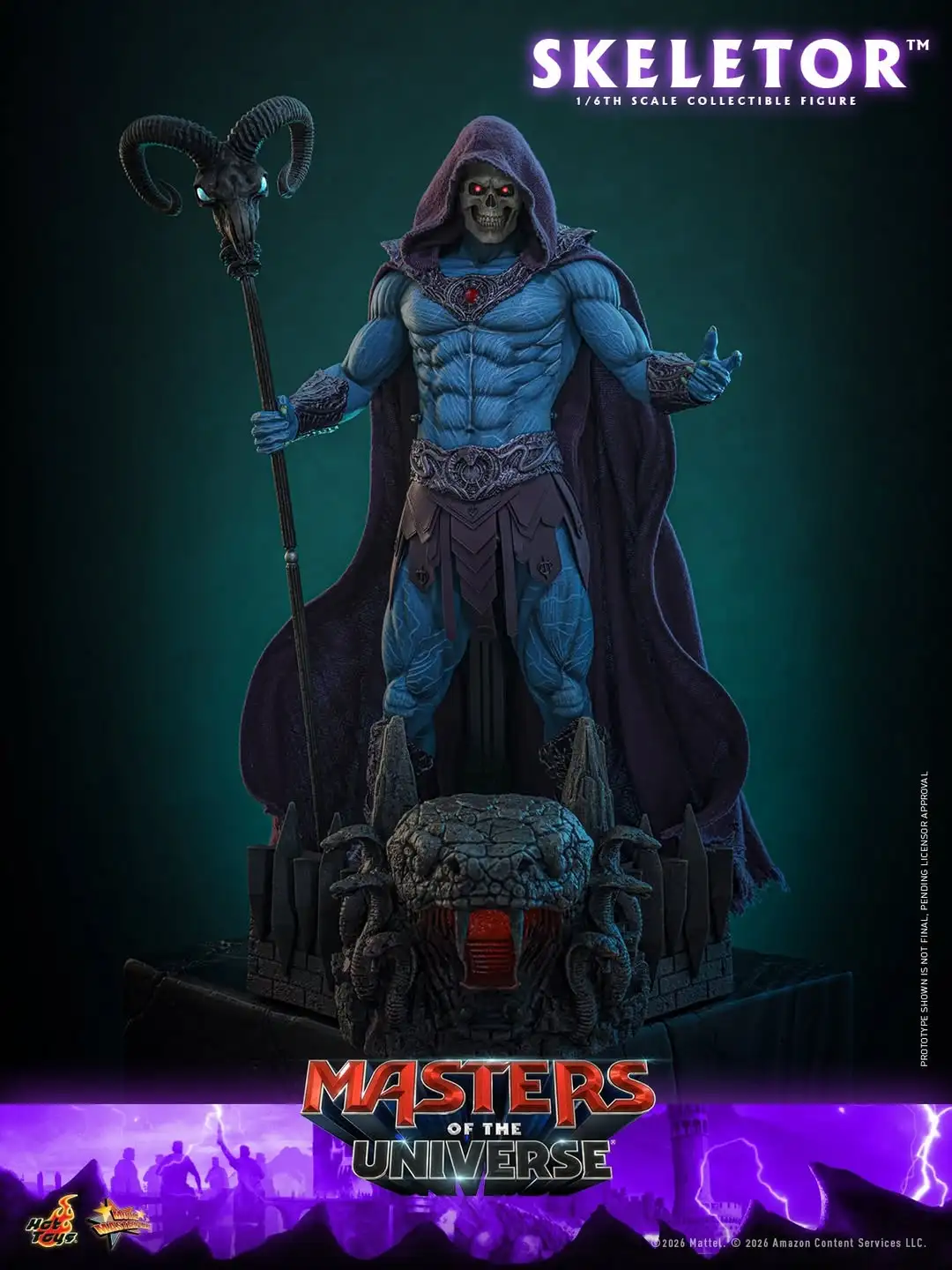 Skeletor Masters of the Universe Movie Sixth Scale Hot Toys Official Images 4