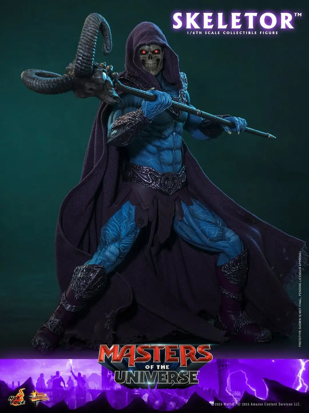 Skeletor Masters of the Universe Movie Sixth Scale Hot Toys Official Images 6