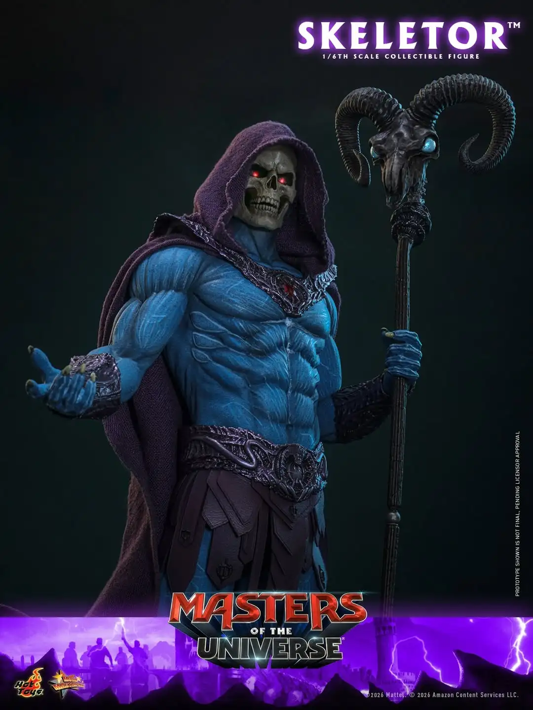 Skeletor Masters of the Universe Movie Sixth Scale Hot Toys Official Images 7