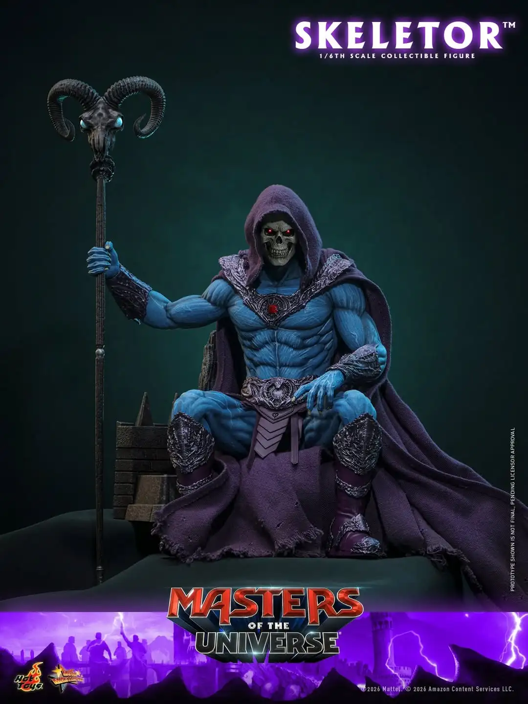 Skeletor Masters of the Universe Movie Sixth Scale Hot Toys Official Images 8