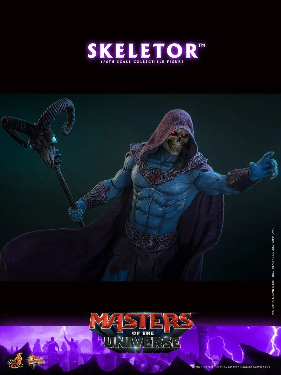 Skeletor Masters of the Universe Movie Sixth Scale Hot Toys Official Images 9