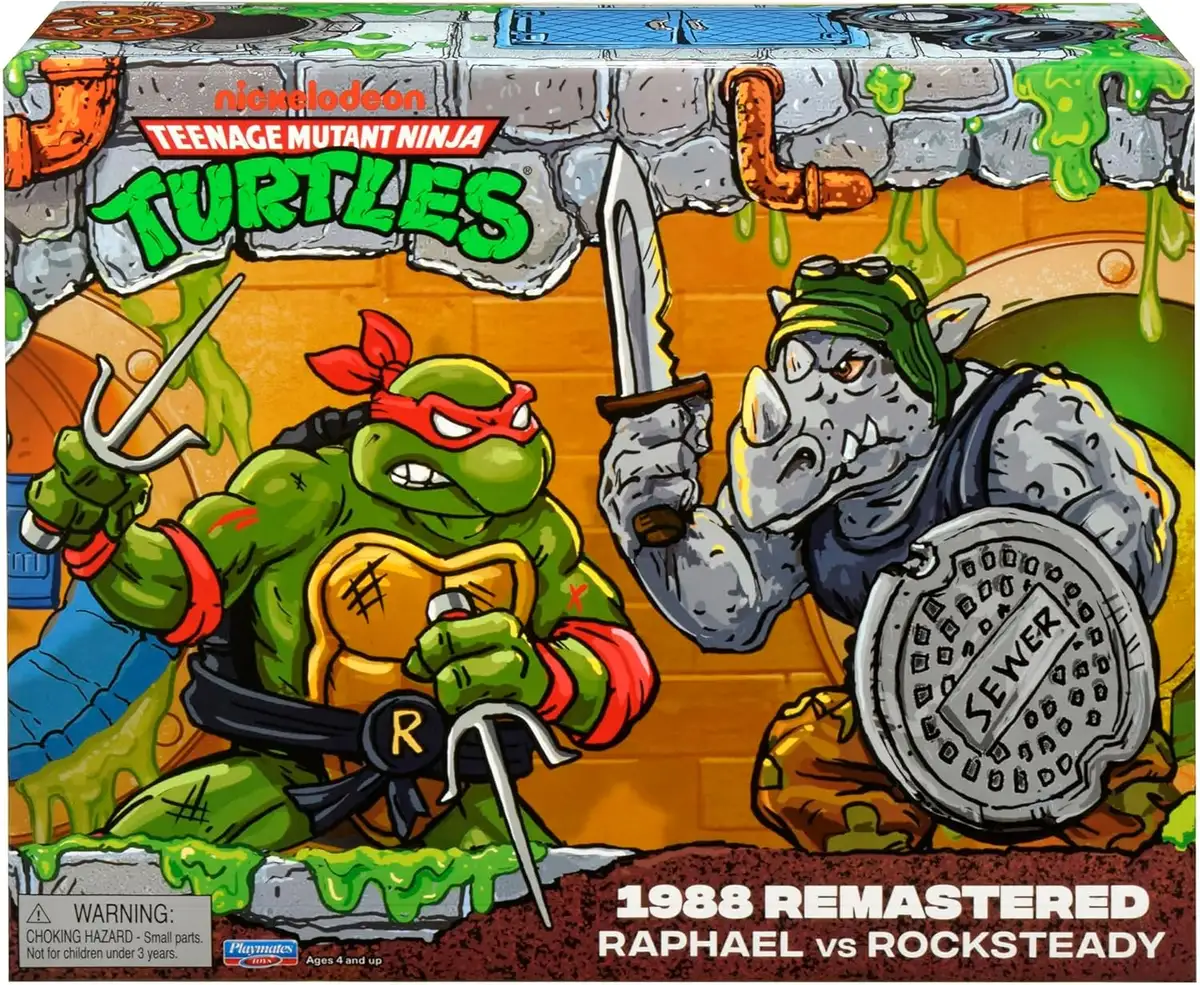 TMNT Classic Remastered Raph vs. Rocksteady 1