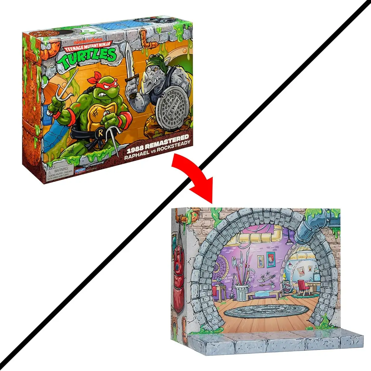 TMNT Classic Remastered Raph vs. Rocksteady 9