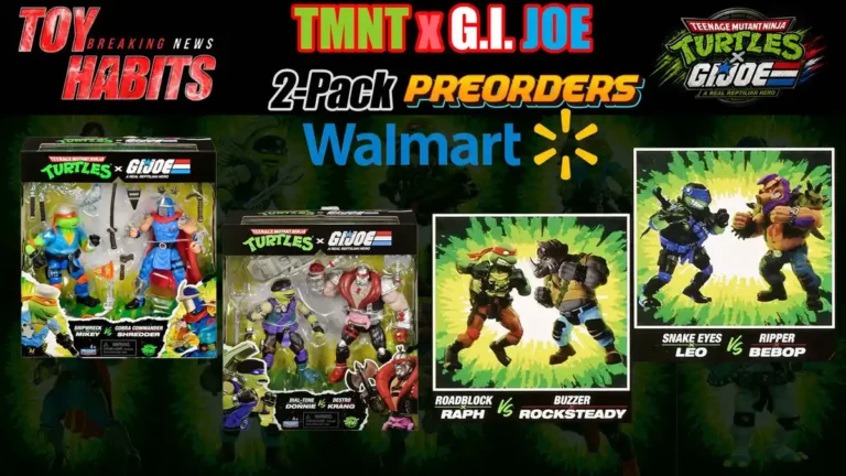 TMNT x GI Joe Walmart Exclusive 2-Pack Preorder and Official Images