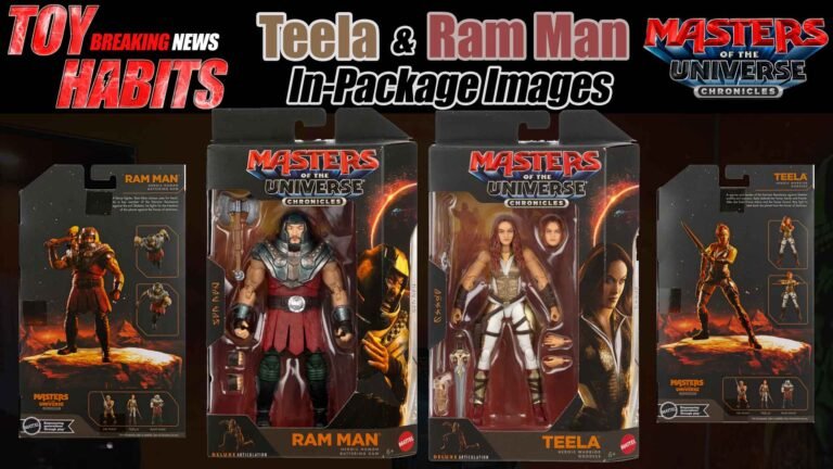 Teela and Ram Man MOTU Chronicles In-Package Official Images