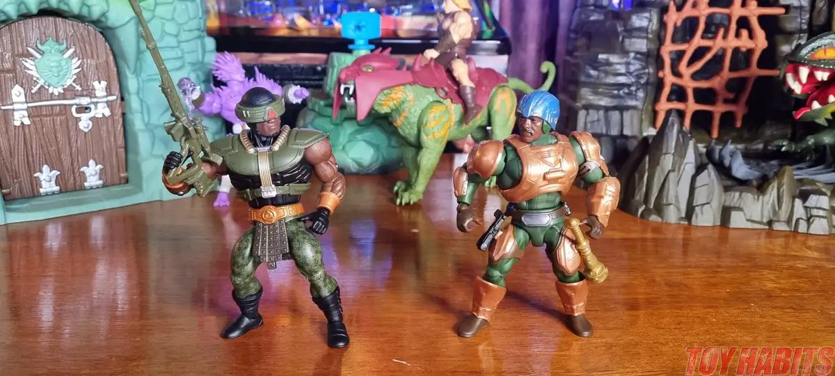 Tri Klops and Man At Arms MOTU Origins Movie In Hand Images 1