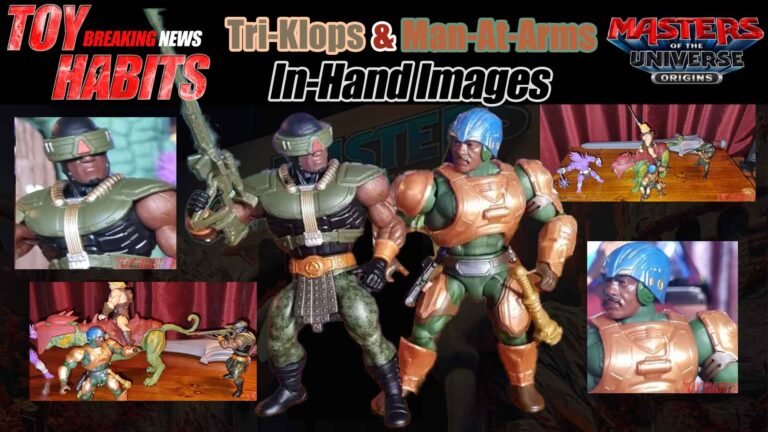 Tri-Klops and Man-At-Arms MOTU Origins Movie In-Hand Images